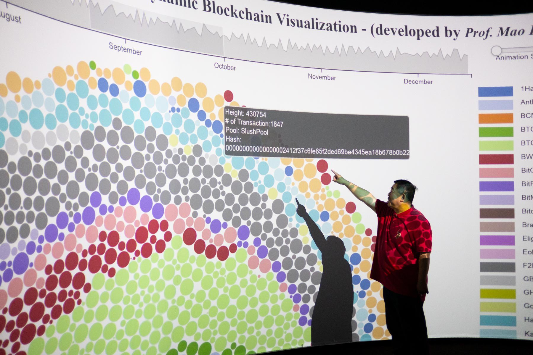 blockchain transaction history visualization