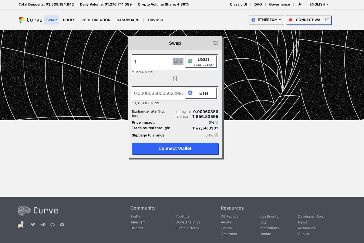 DeFi loan repayment dashboard