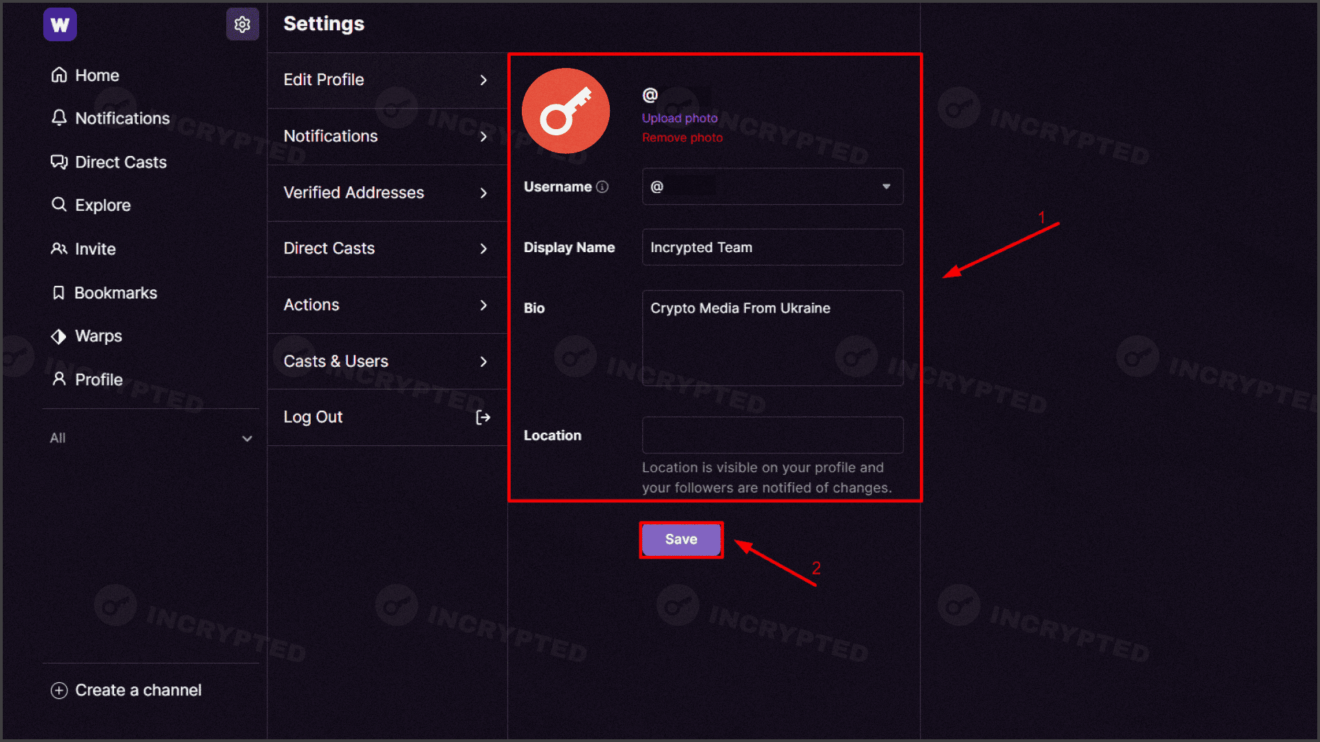 Warpcast analytics dashboard Farcaster