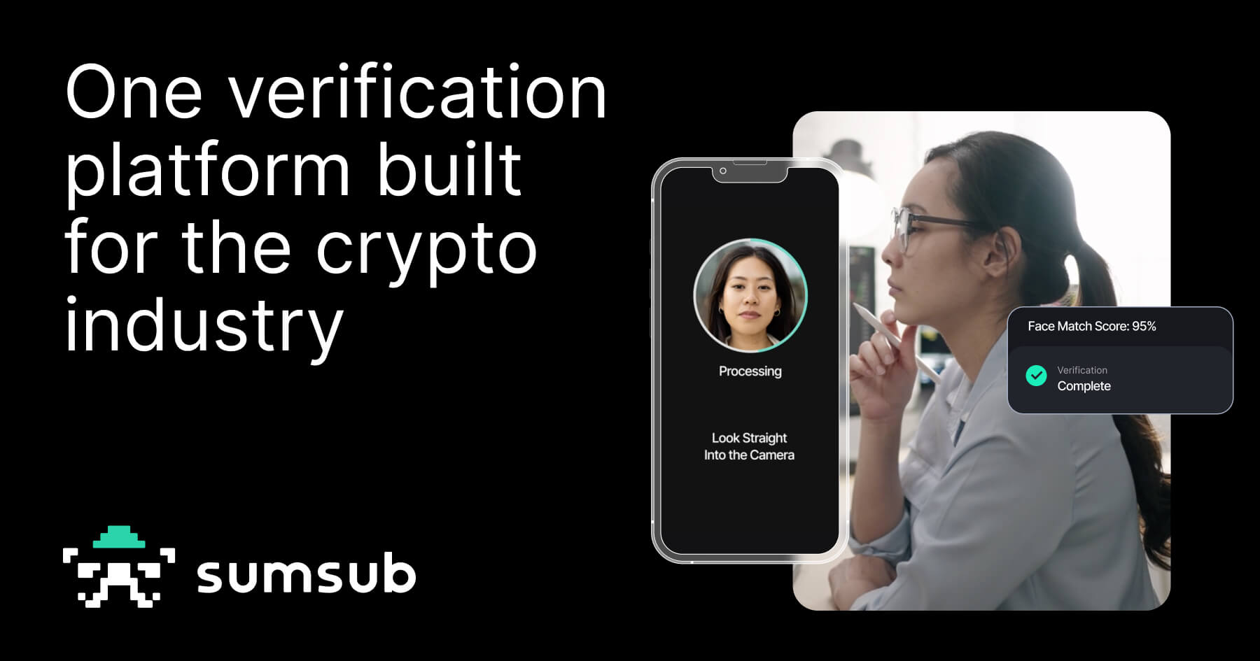 User completing KYC verification on a blockchain platform
