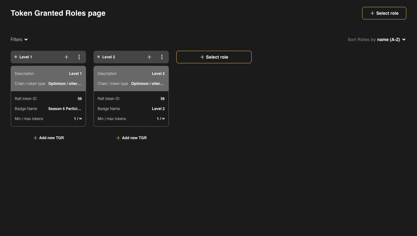 DAO member on-chain reputation NFT badges