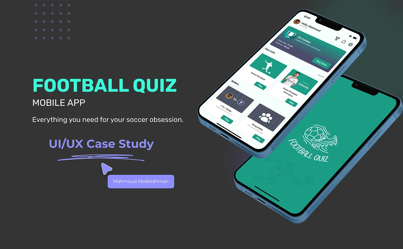 football quiz app interface