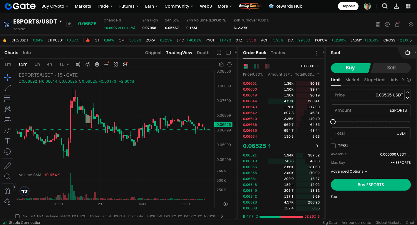 DeGaming Solana esports platform