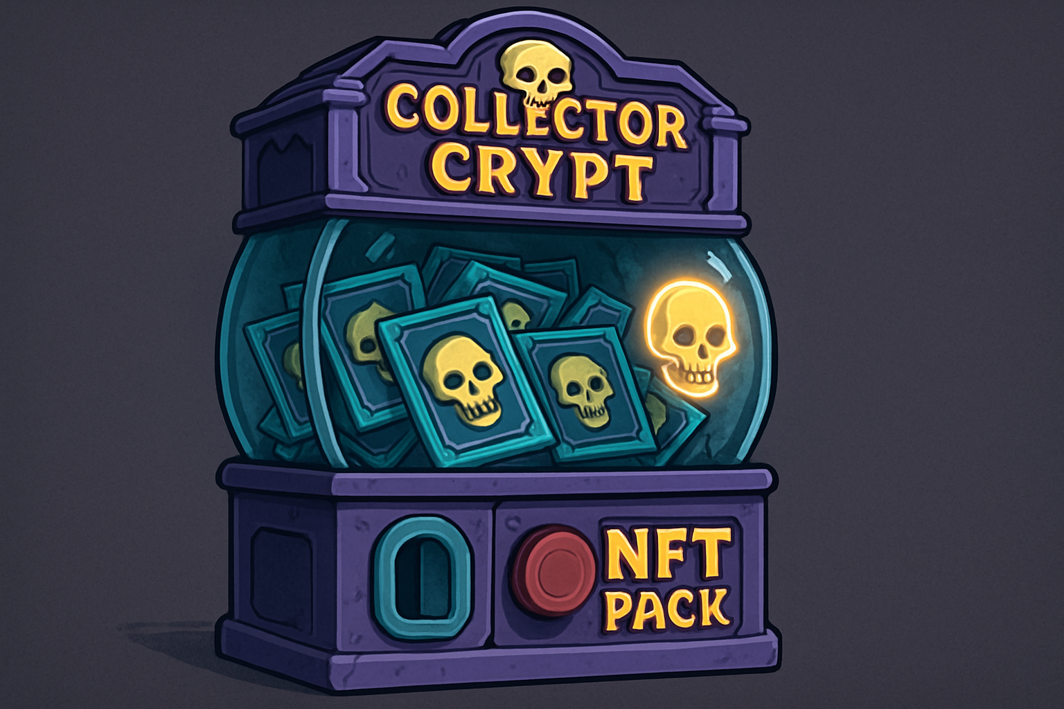 Collector Crypt Gacha machine NFT pack