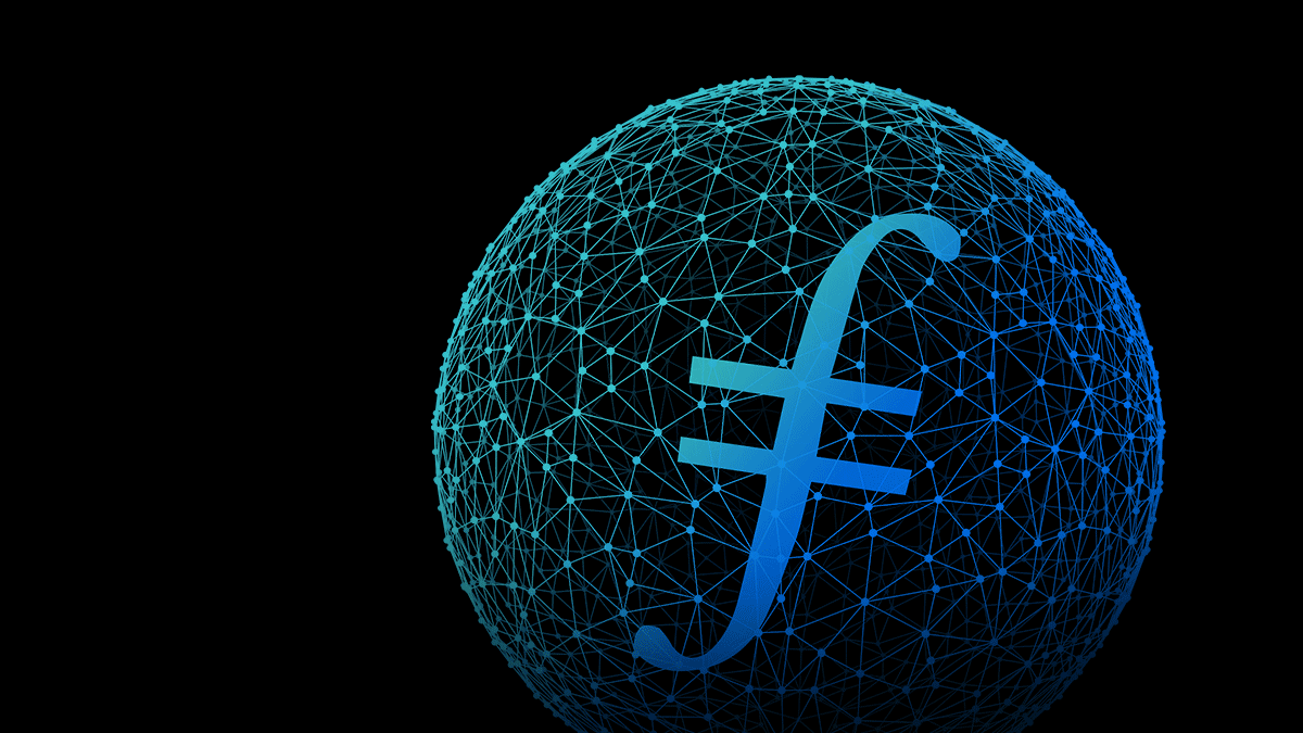 Filecoin decentralized storage blockchain logo
