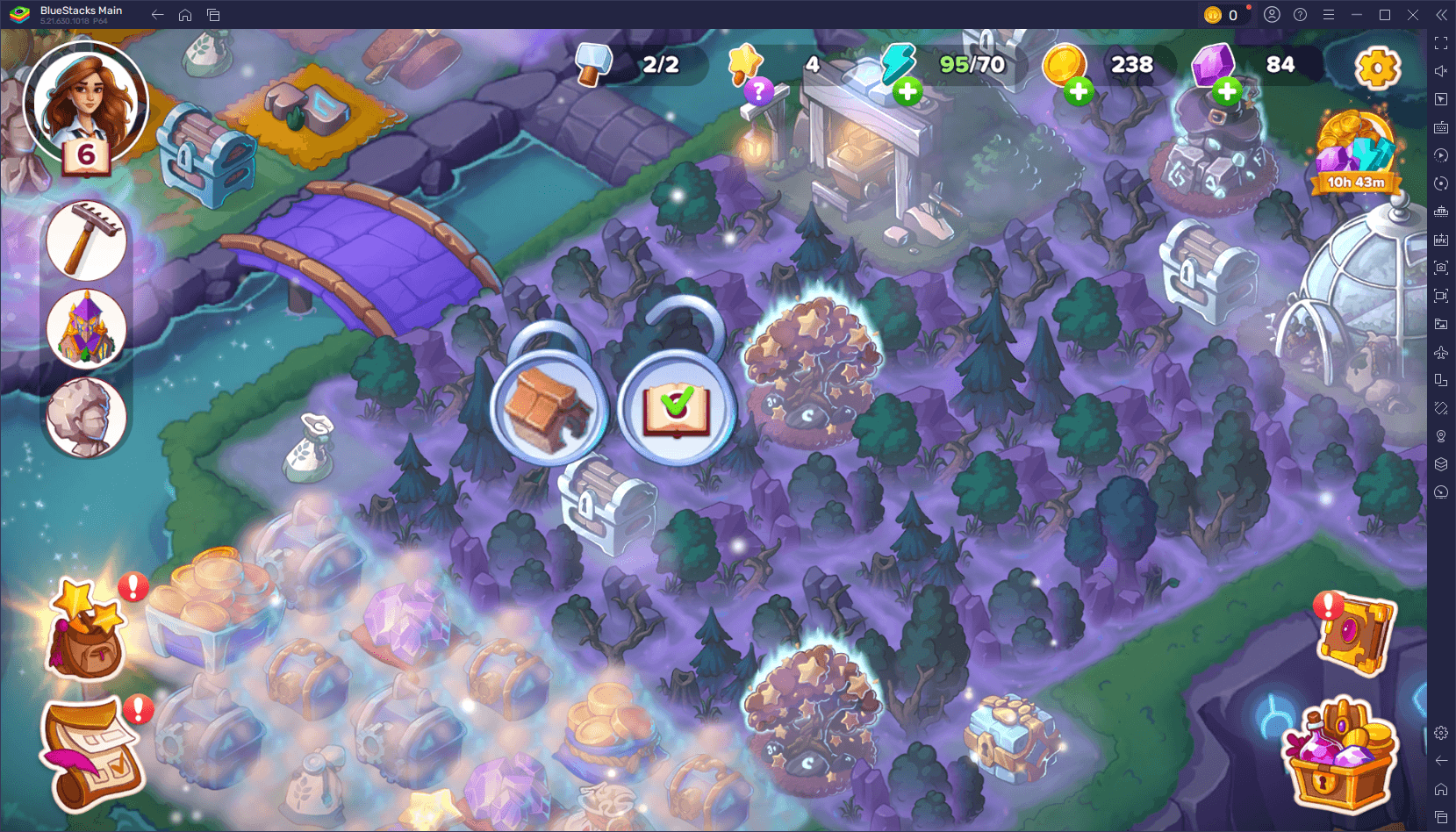 merge puzzle fog unlock