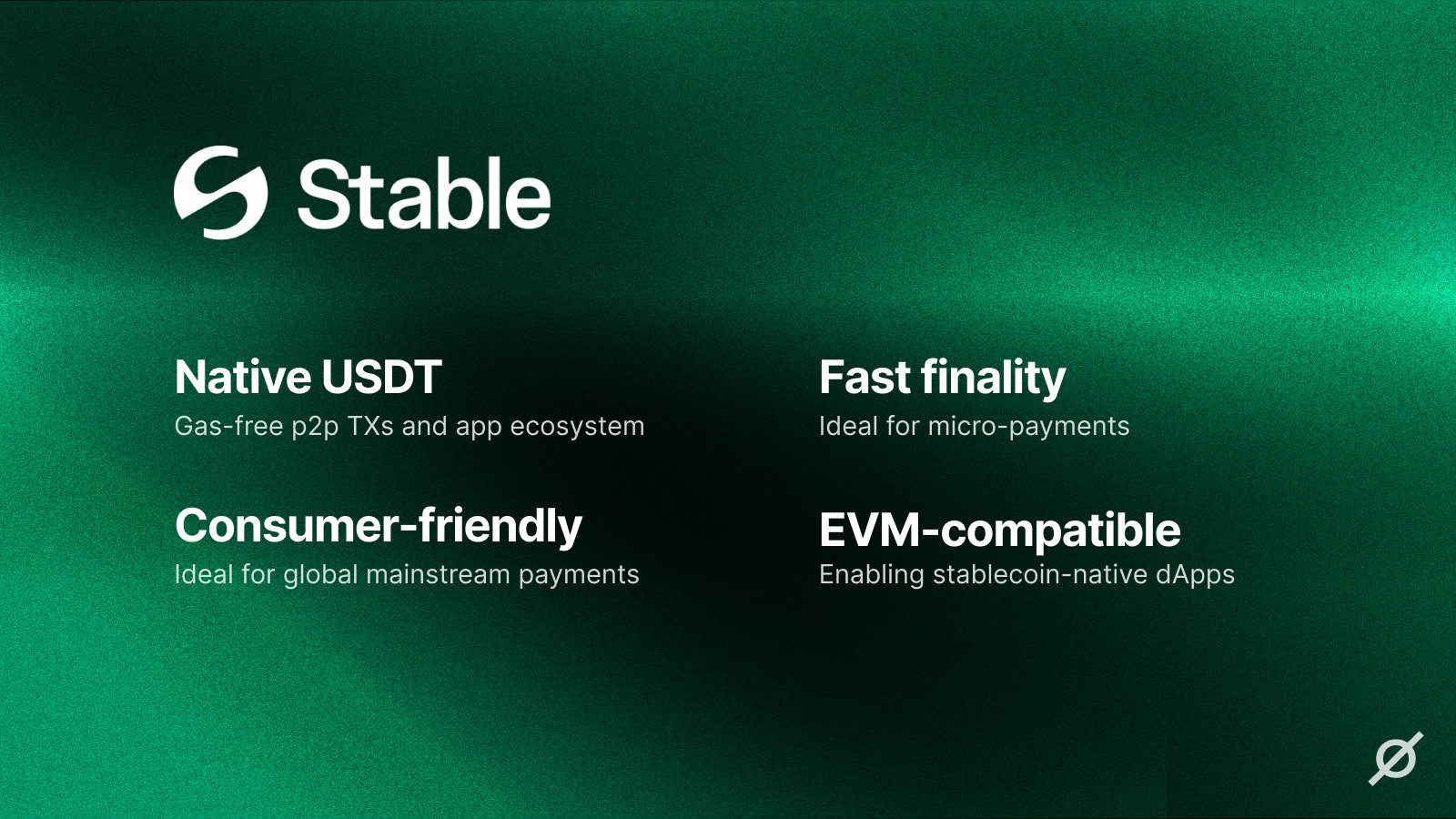 Stable blockchain EVM compatibility