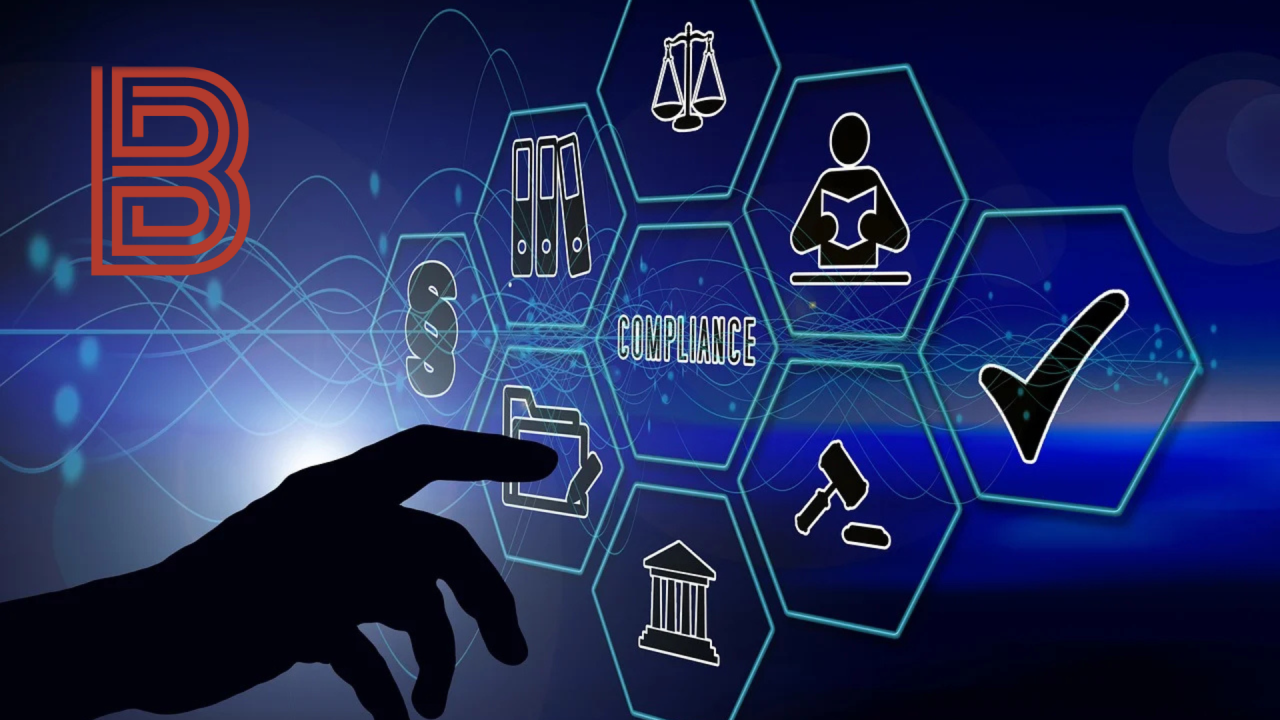 blockchain regulatory compliance icon