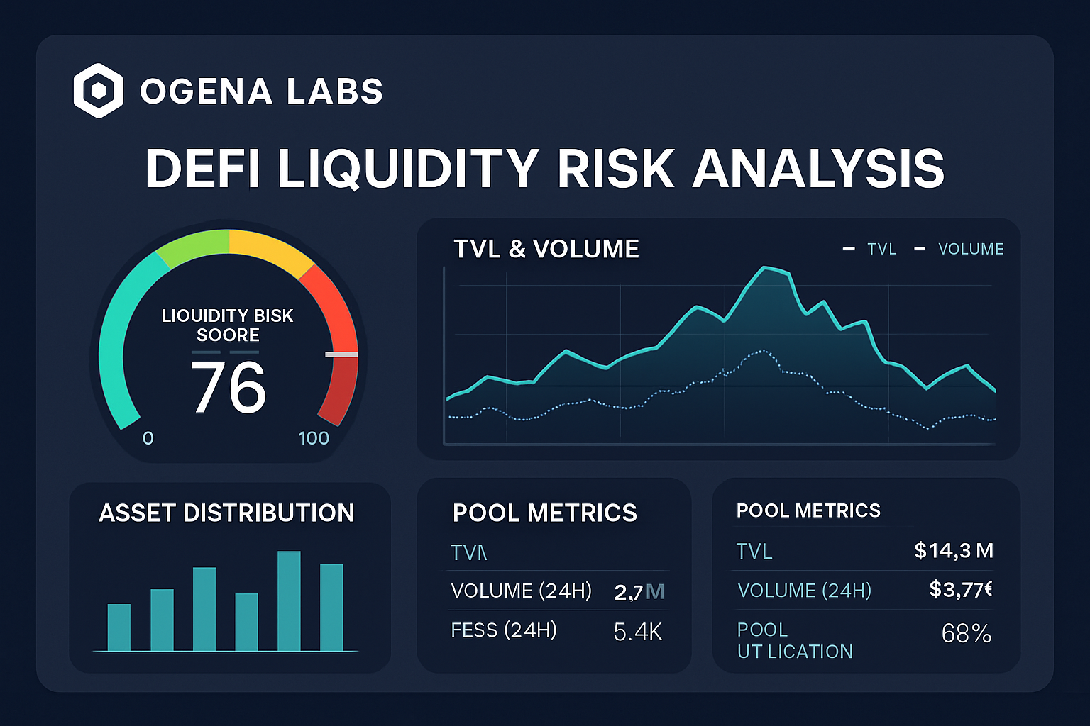 Ogena Labs DeFi liquidity risk analysis tool