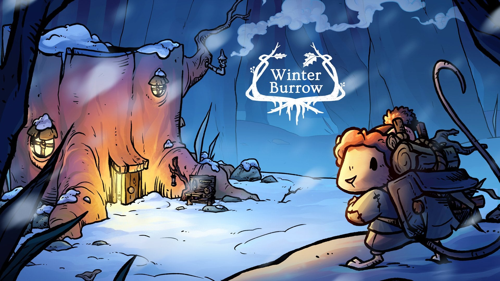 Winter Burrow indie game art