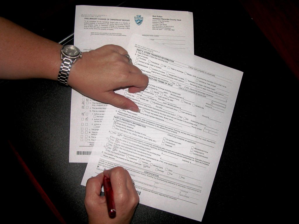 recorded property deed document US