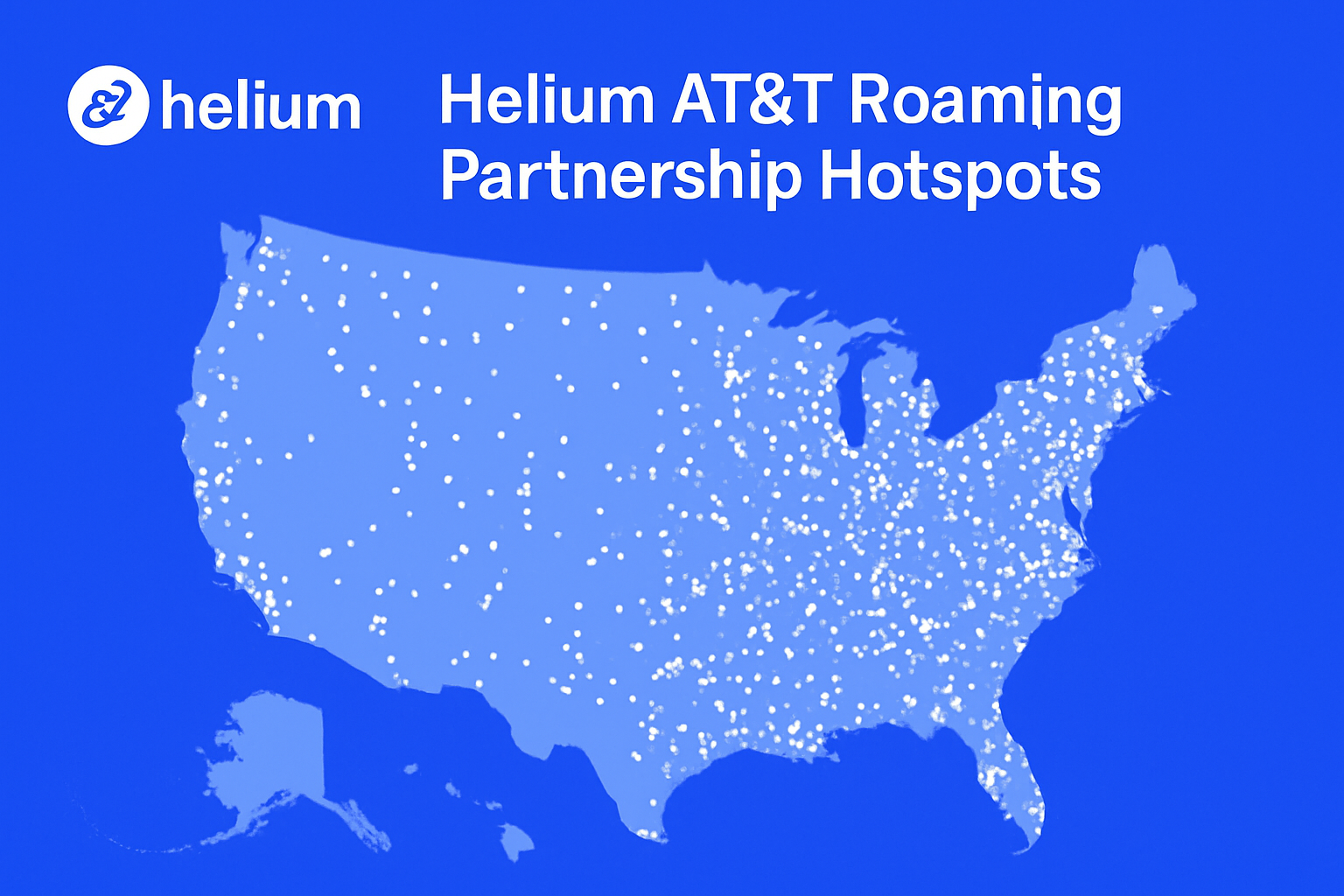 Helium AT&T roaming partnership hotspots