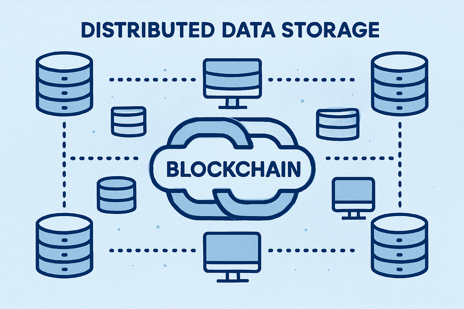 distributed data storage blockchain