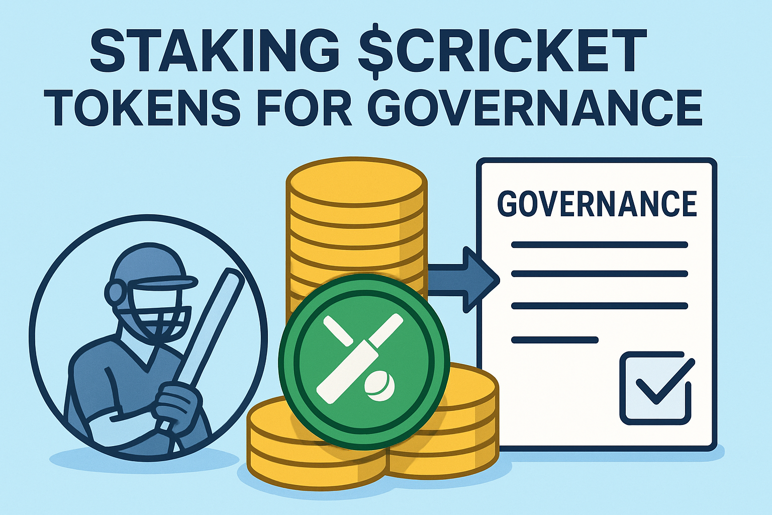 Staking $Cricket tokens for governance