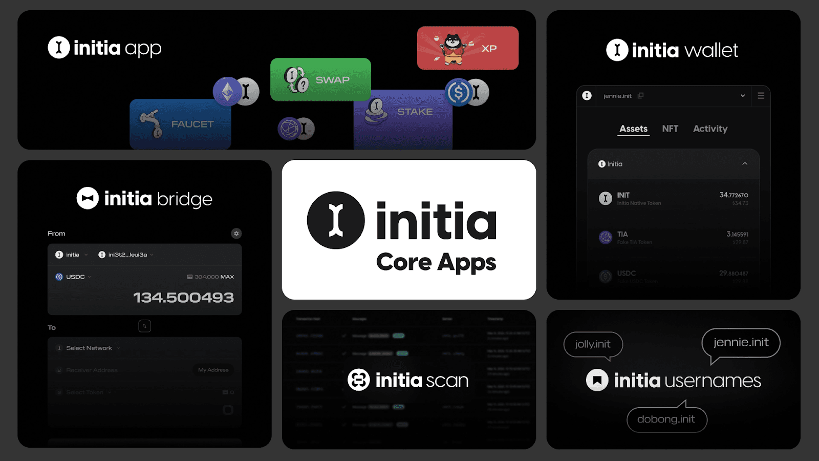Initia blockchain customization dashboard