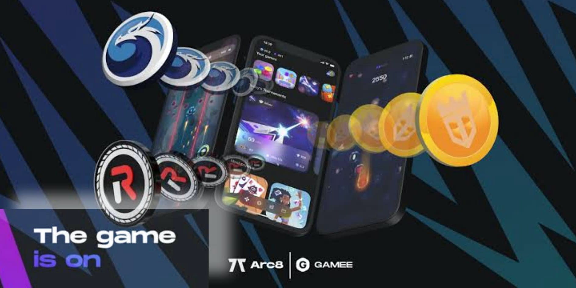 Arc8 by GAMEE Polygon mini-games GMEE token