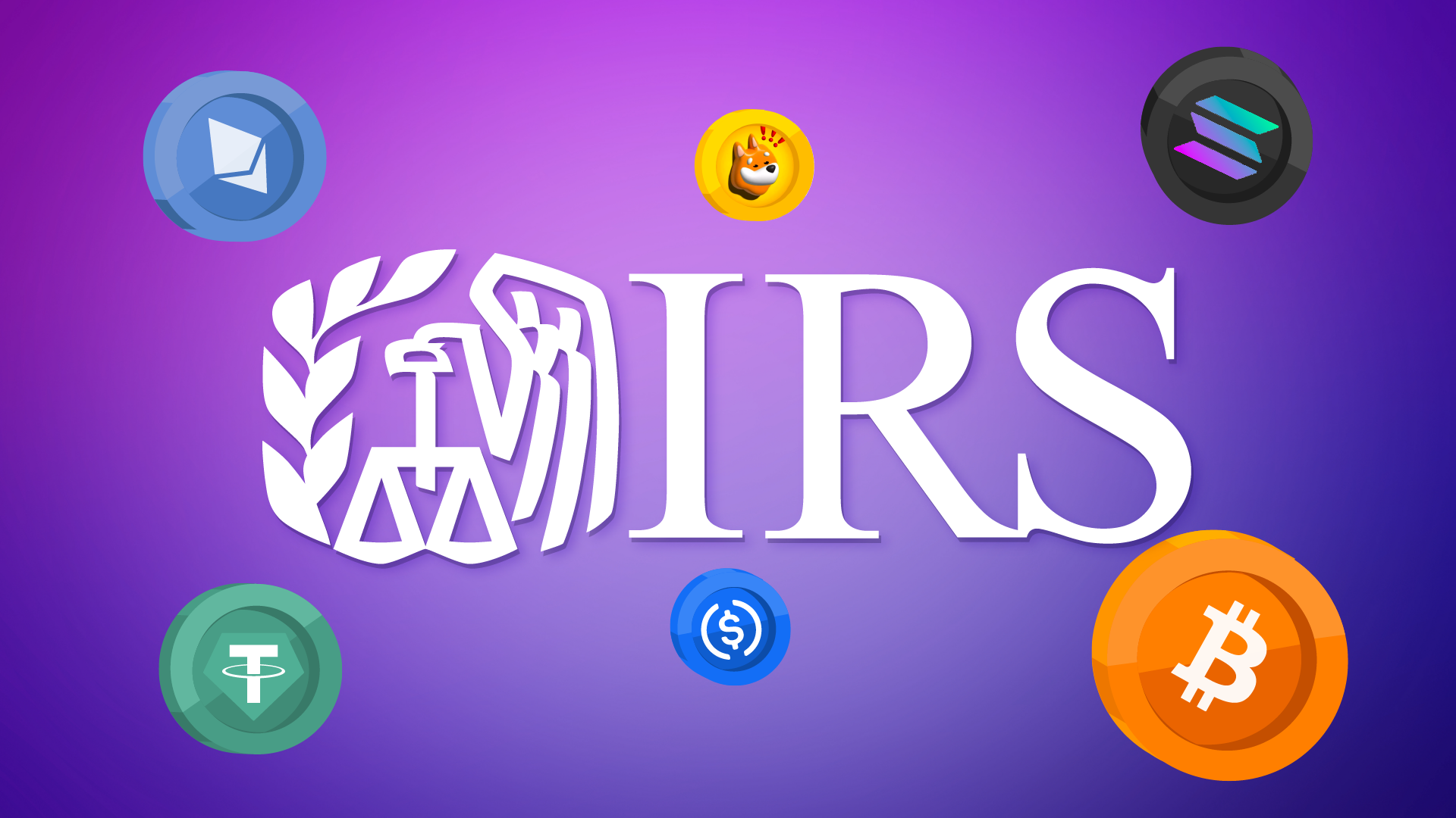 IRS and SEC websites with cryptocurrency updates