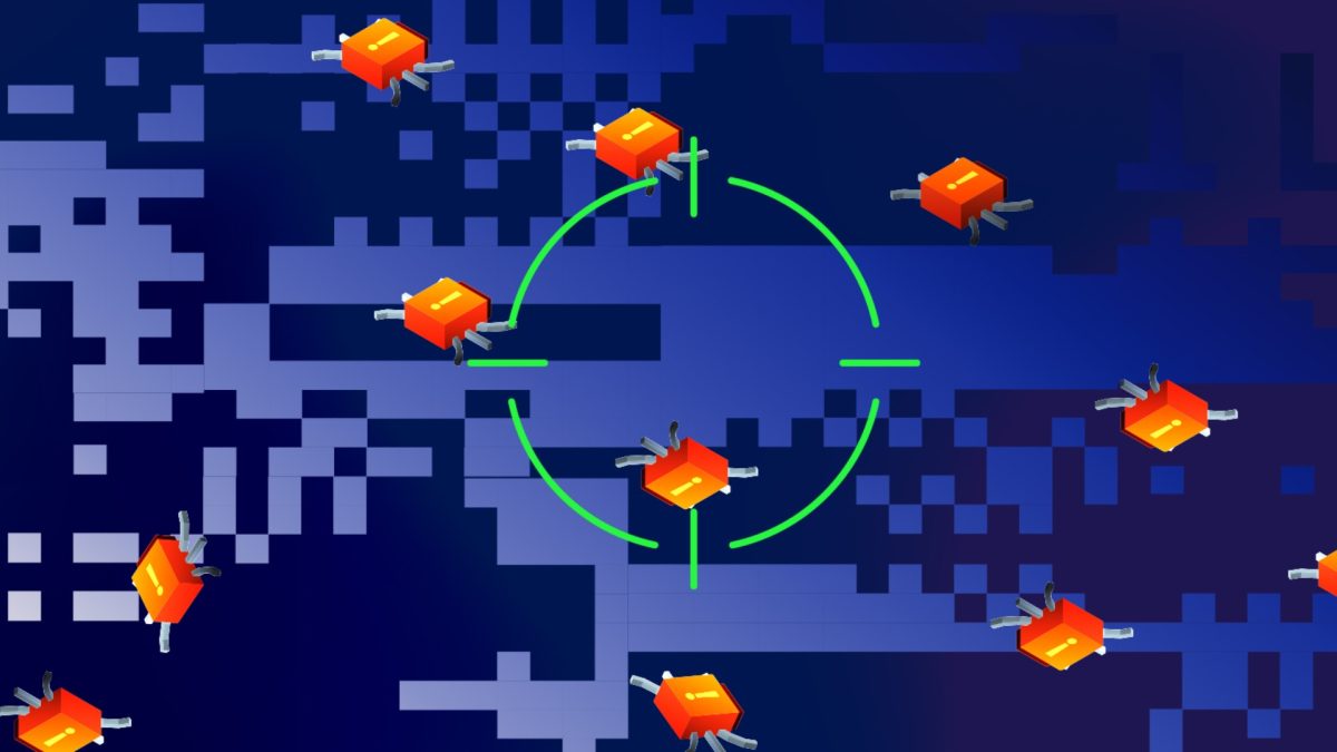 Crypto wallet security warning graphic