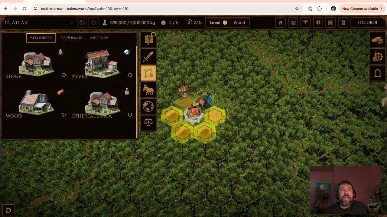 Realms Eternum blockchain strategy game
