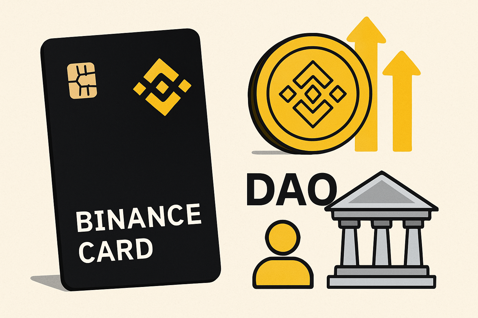 Binance Card BNB rewards DAO governance