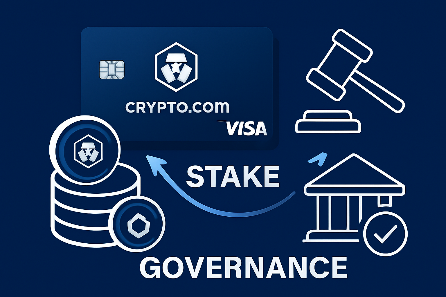 Crypto.com Visa Card CRO staking governance