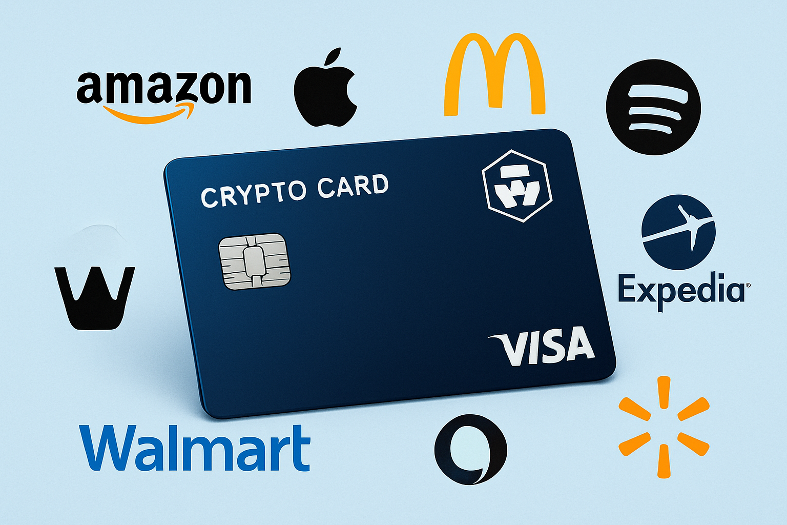 Visa crypto card global merchants