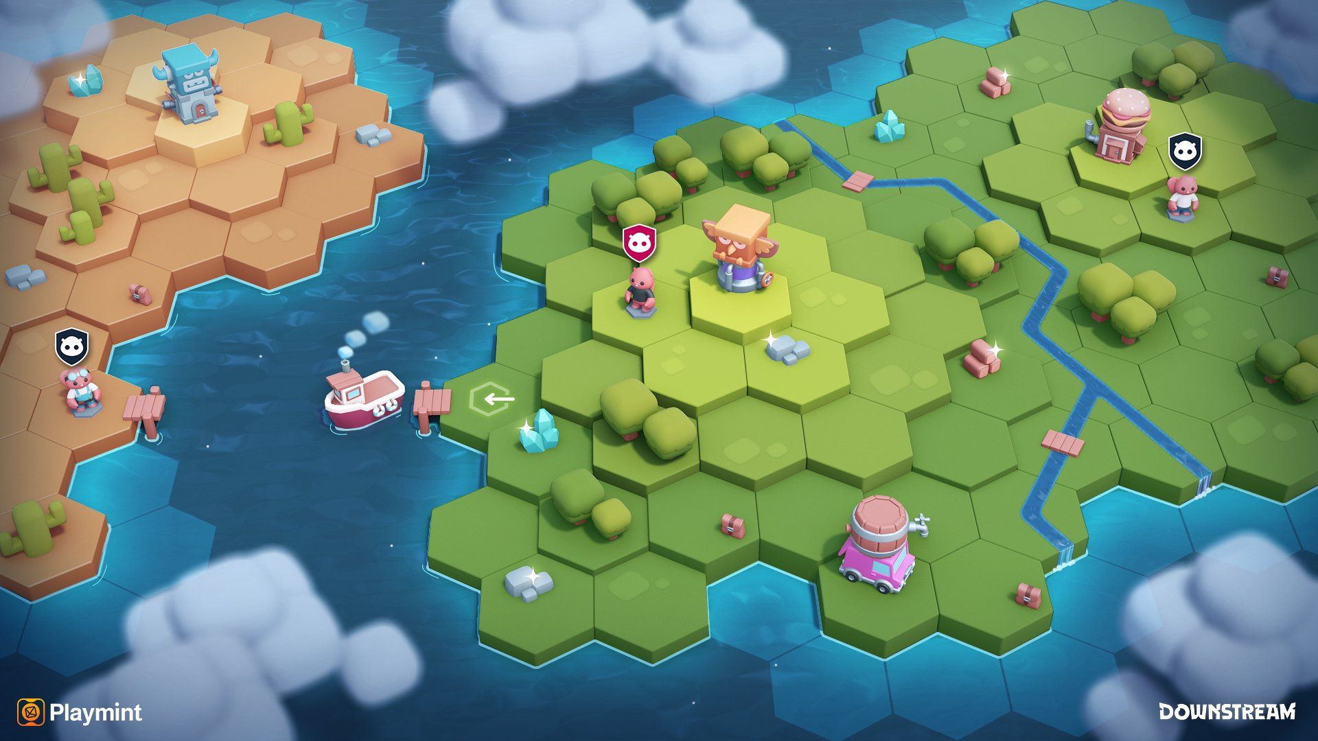 Downstream on-chain game user-generated content