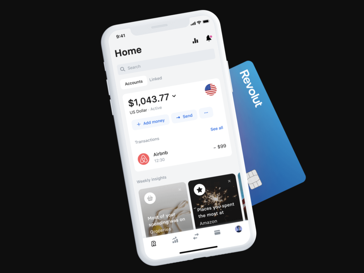 Revolut Business crypto account features