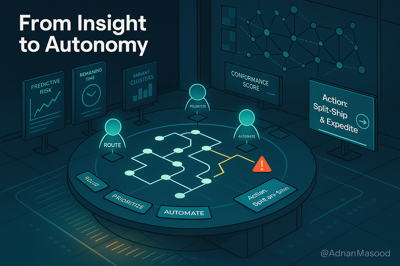 semantic clustering AI prediction markets diagram