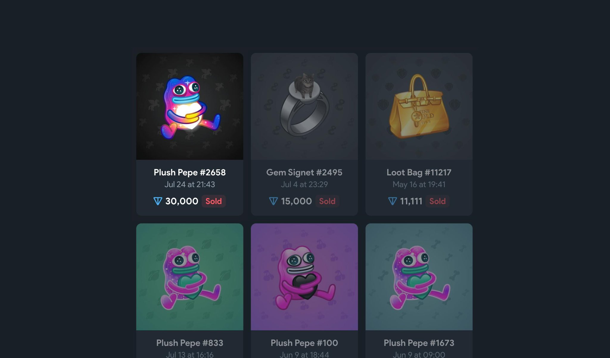 Portals NFT gift Telegram