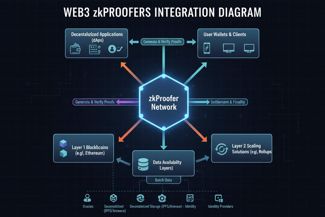 Web3 zkProofers integration diagram