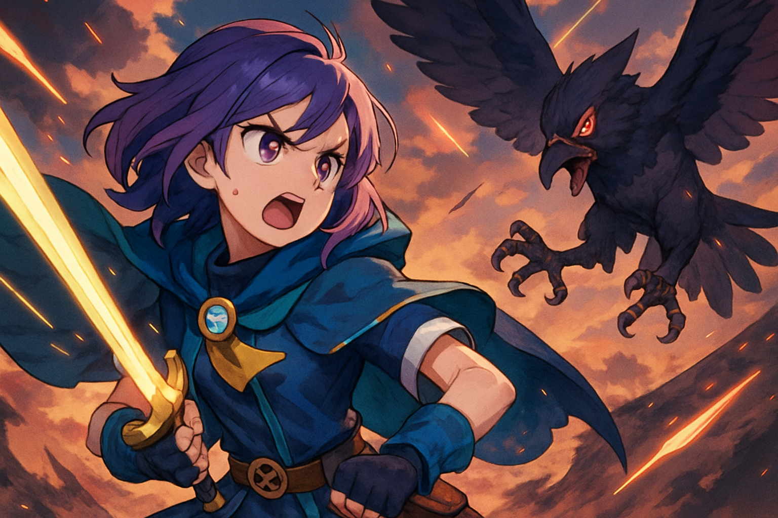 Aurory Solana anime battle