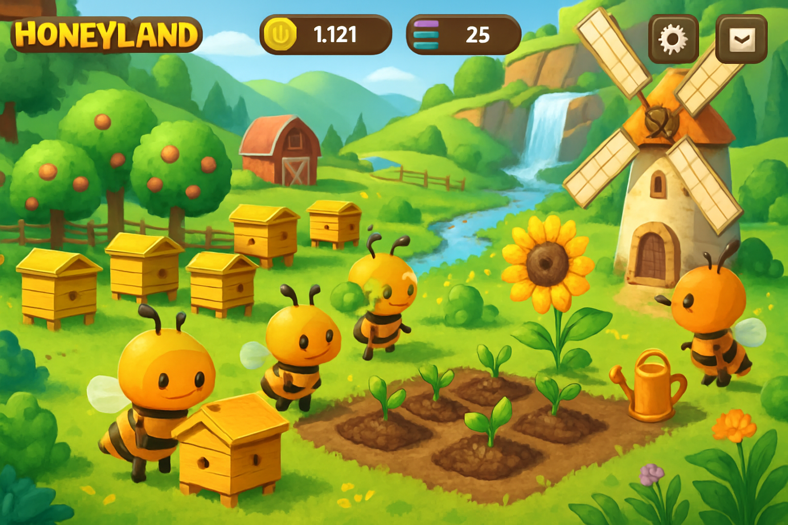 Honeyland Solana farming game screenshot