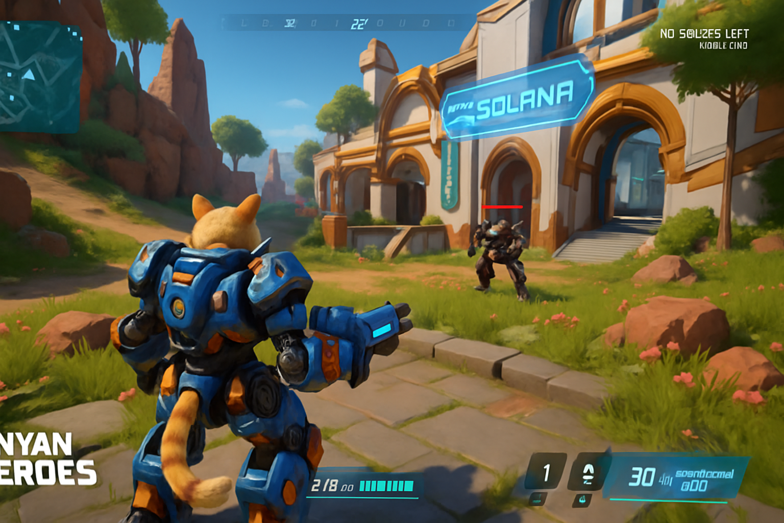 Nyan Heroes Solana gameplay