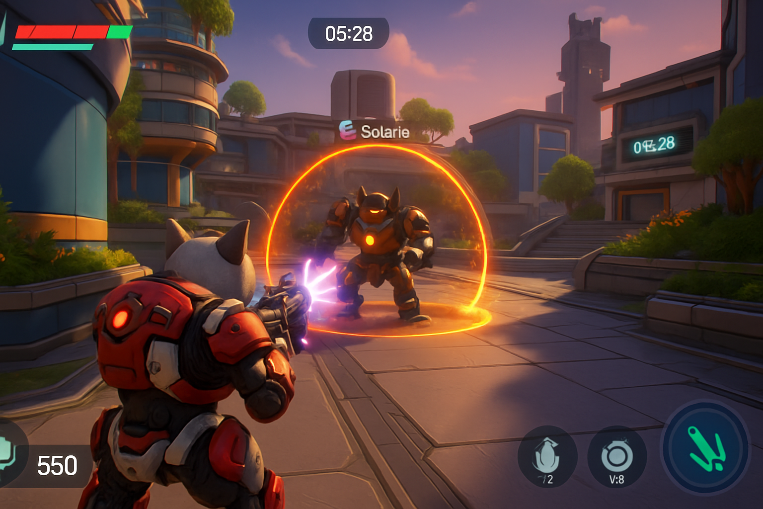 Nyan Heroes Solana shooter gameplay