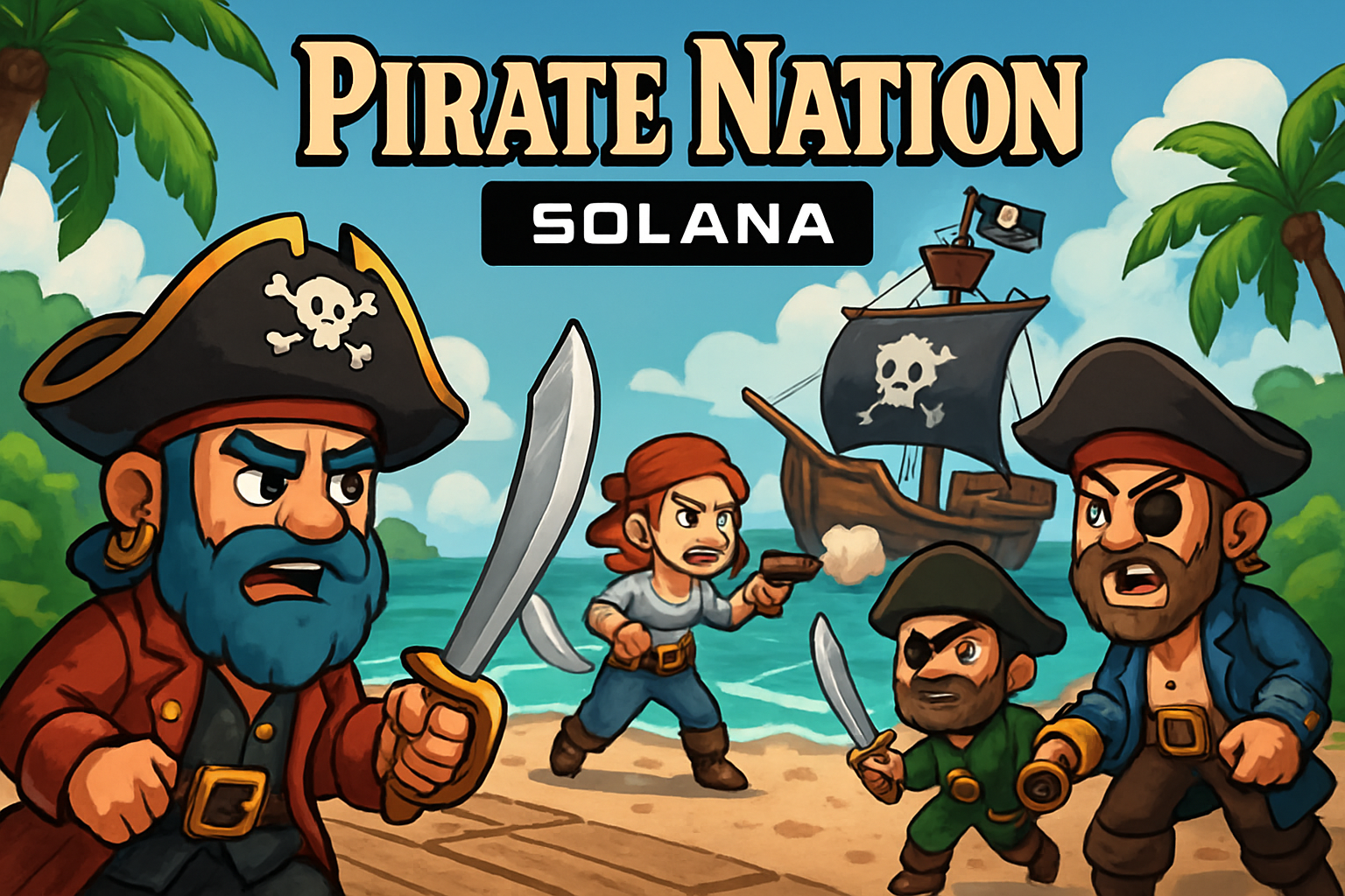 Pirate Nation Solana pirate game
