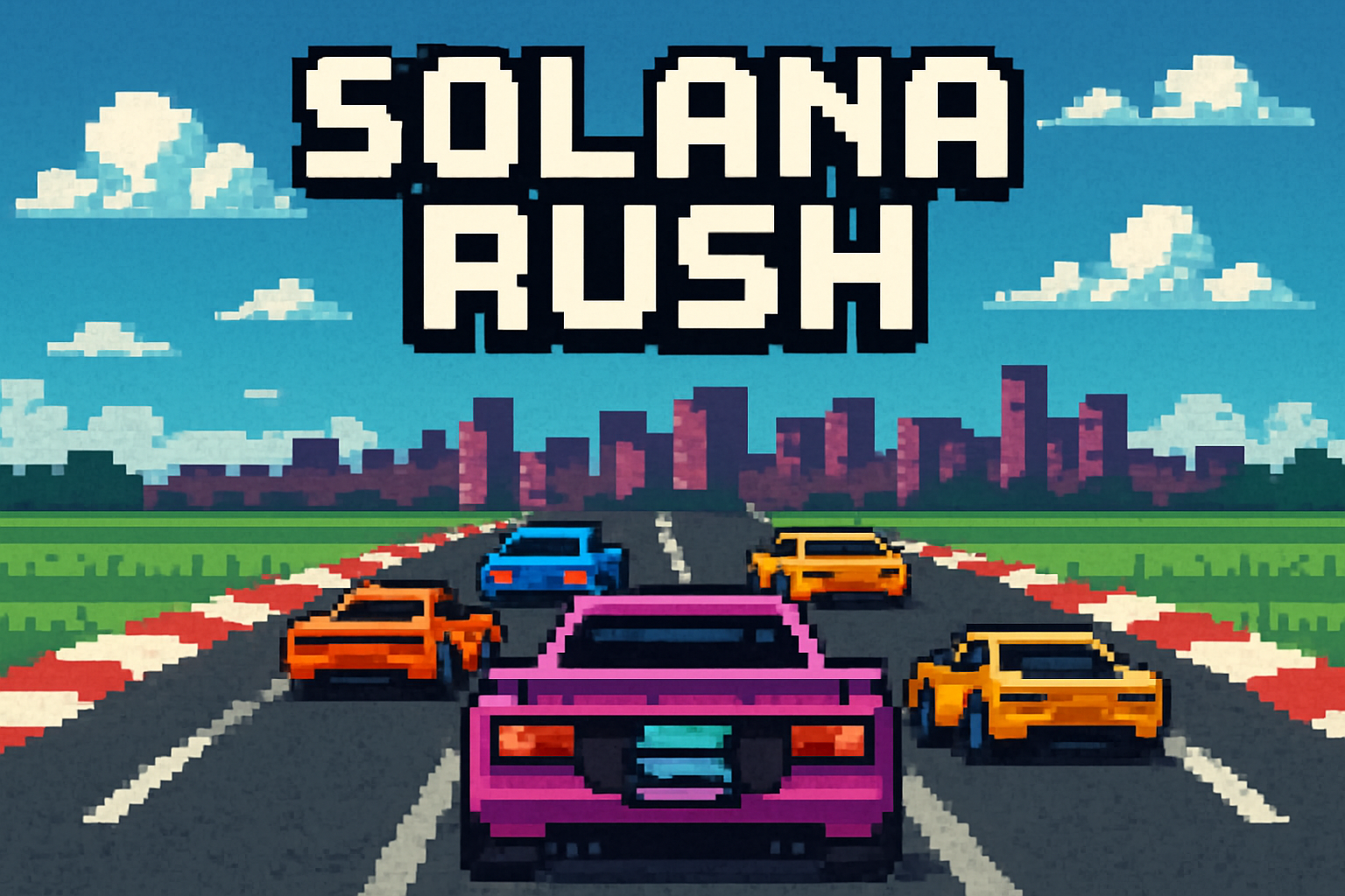 Pixel Solana Rush