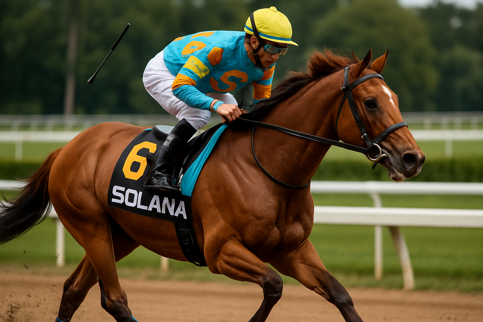 Silks Solana horse racing