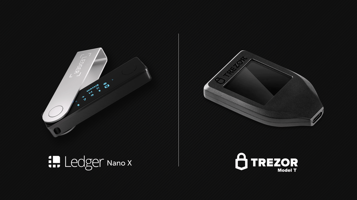 Ledger Nano X stainless steel vs Trezor Model T touchscreen