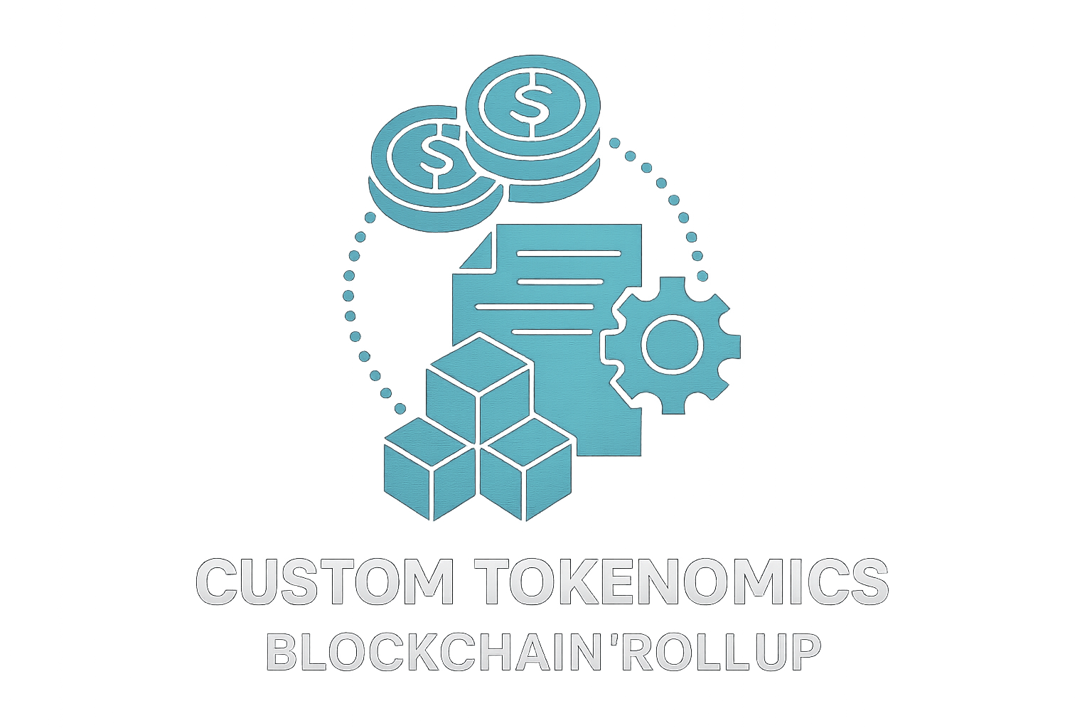 custom tokenomics blockchain rollup icon