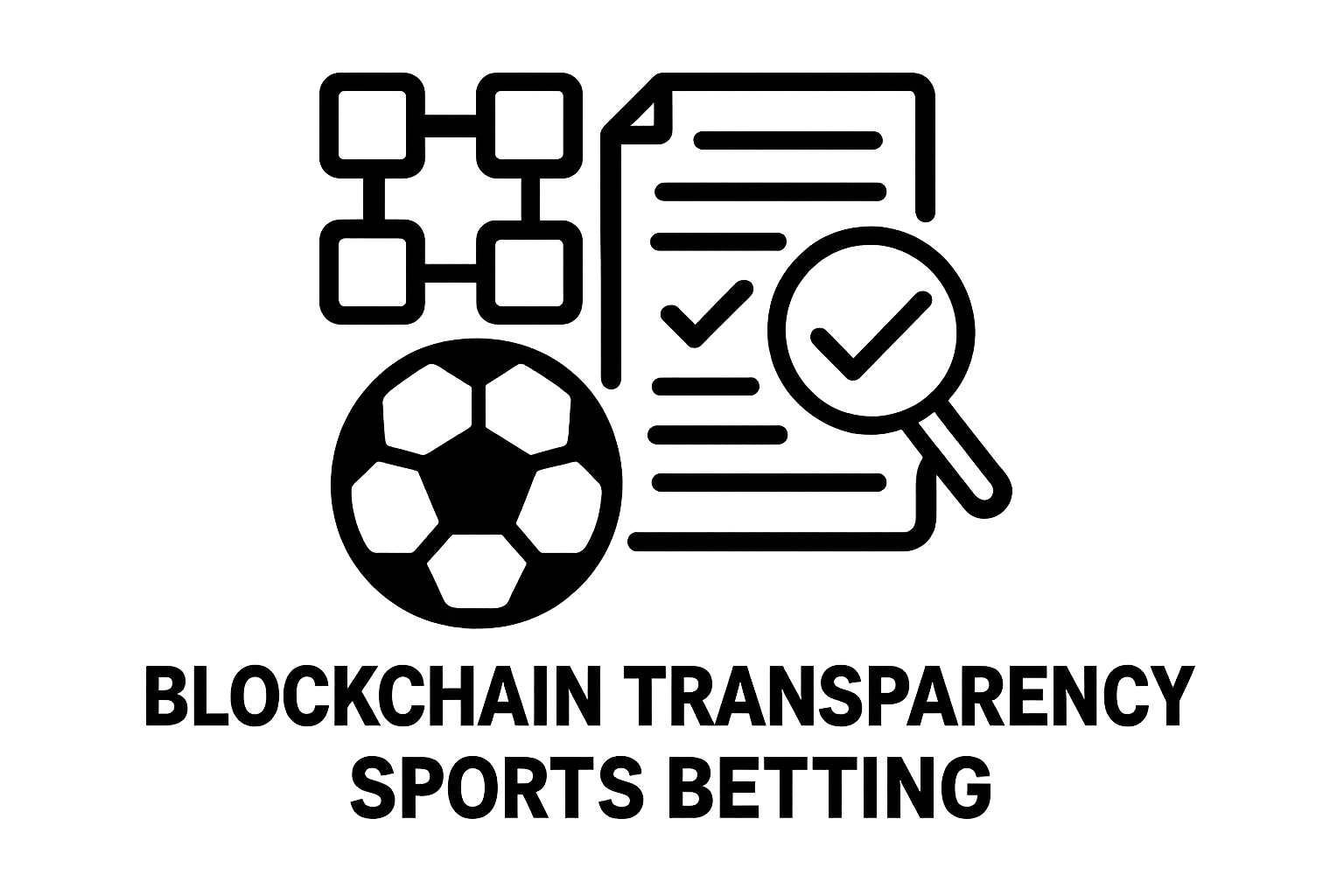 blockchain transparency sports betting icon