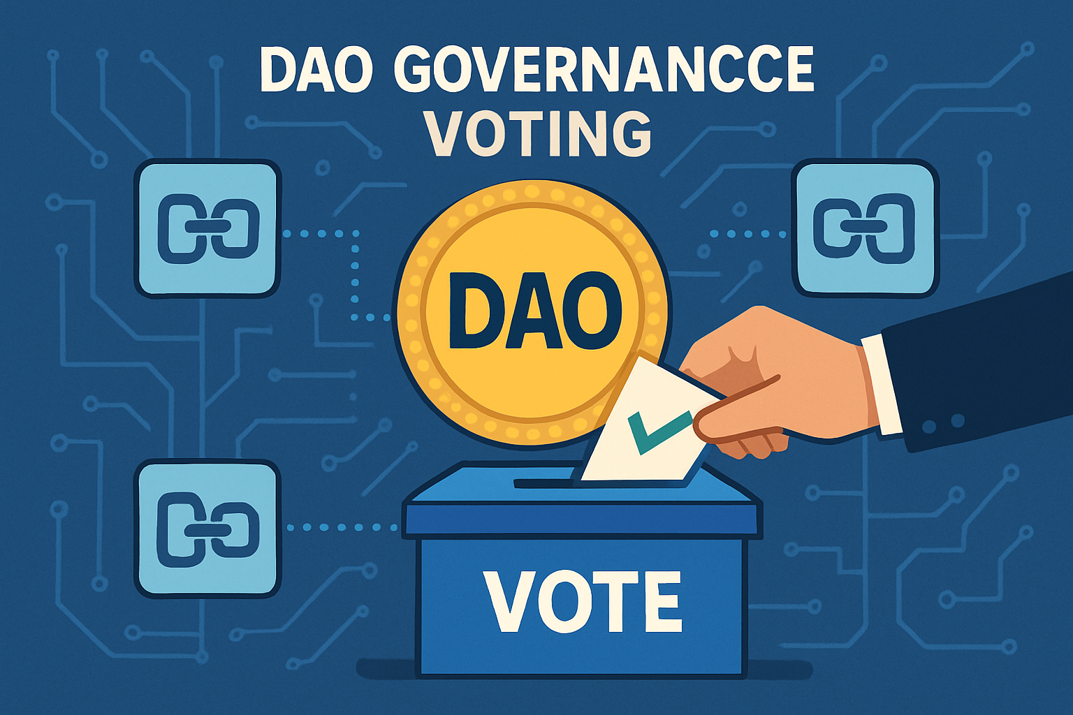 DAO governance voting blockchain