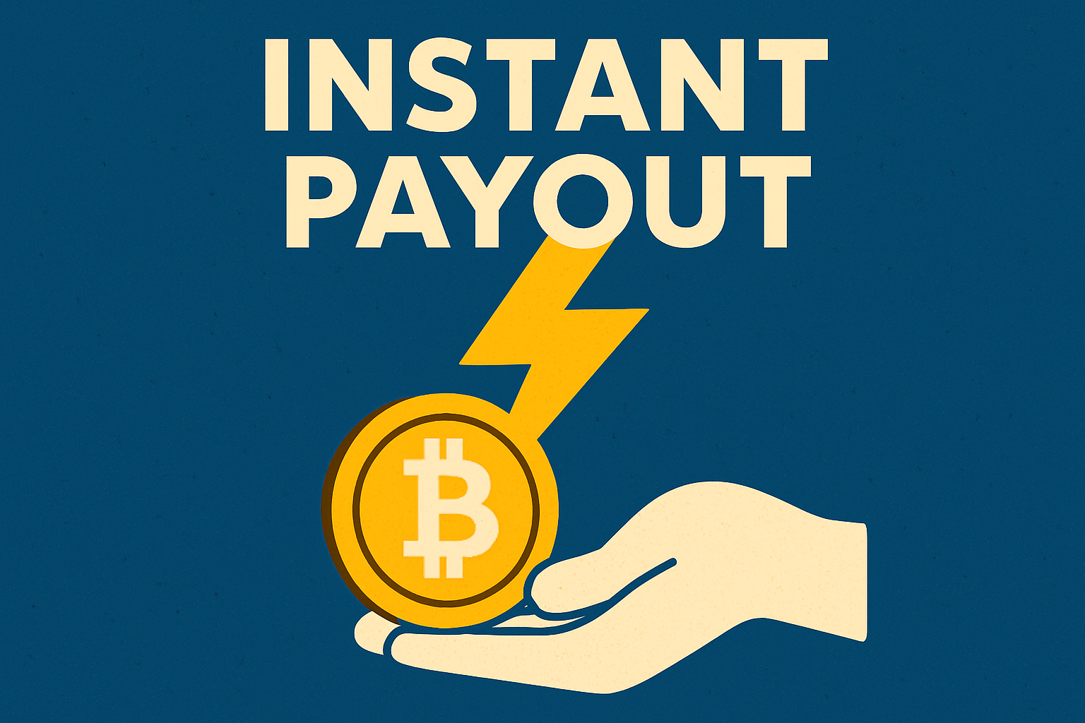 instant payout lightning bolt crypto