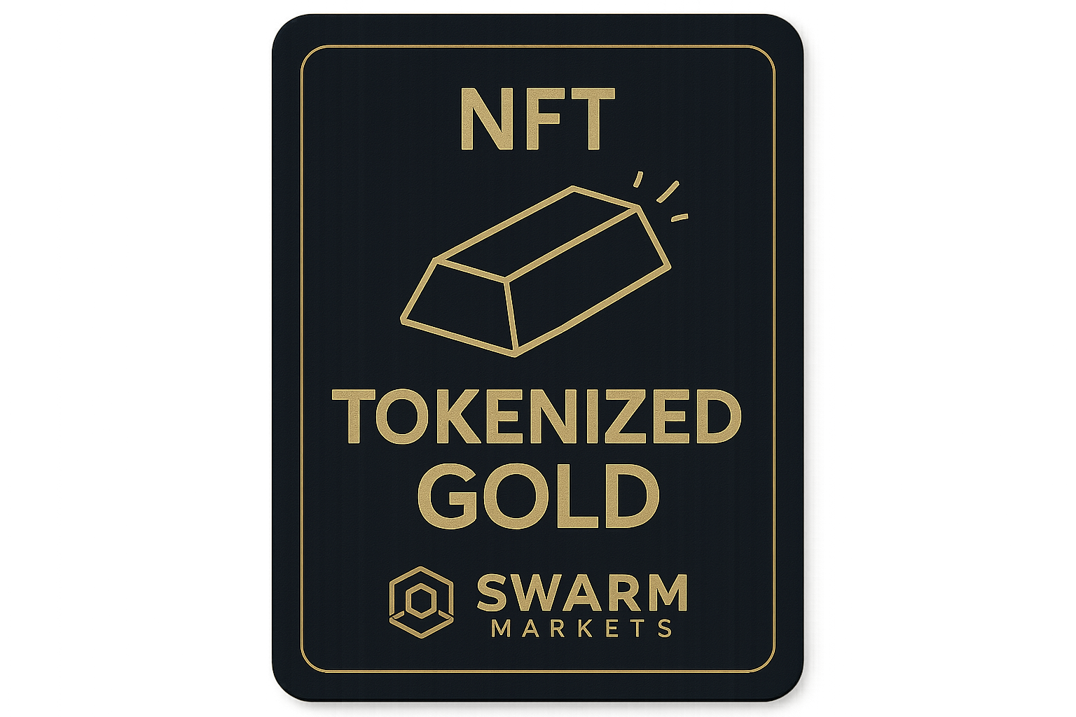 Swarm Markets tokenized gold NFT example