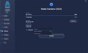 Staking ADA in Yoroi wallet