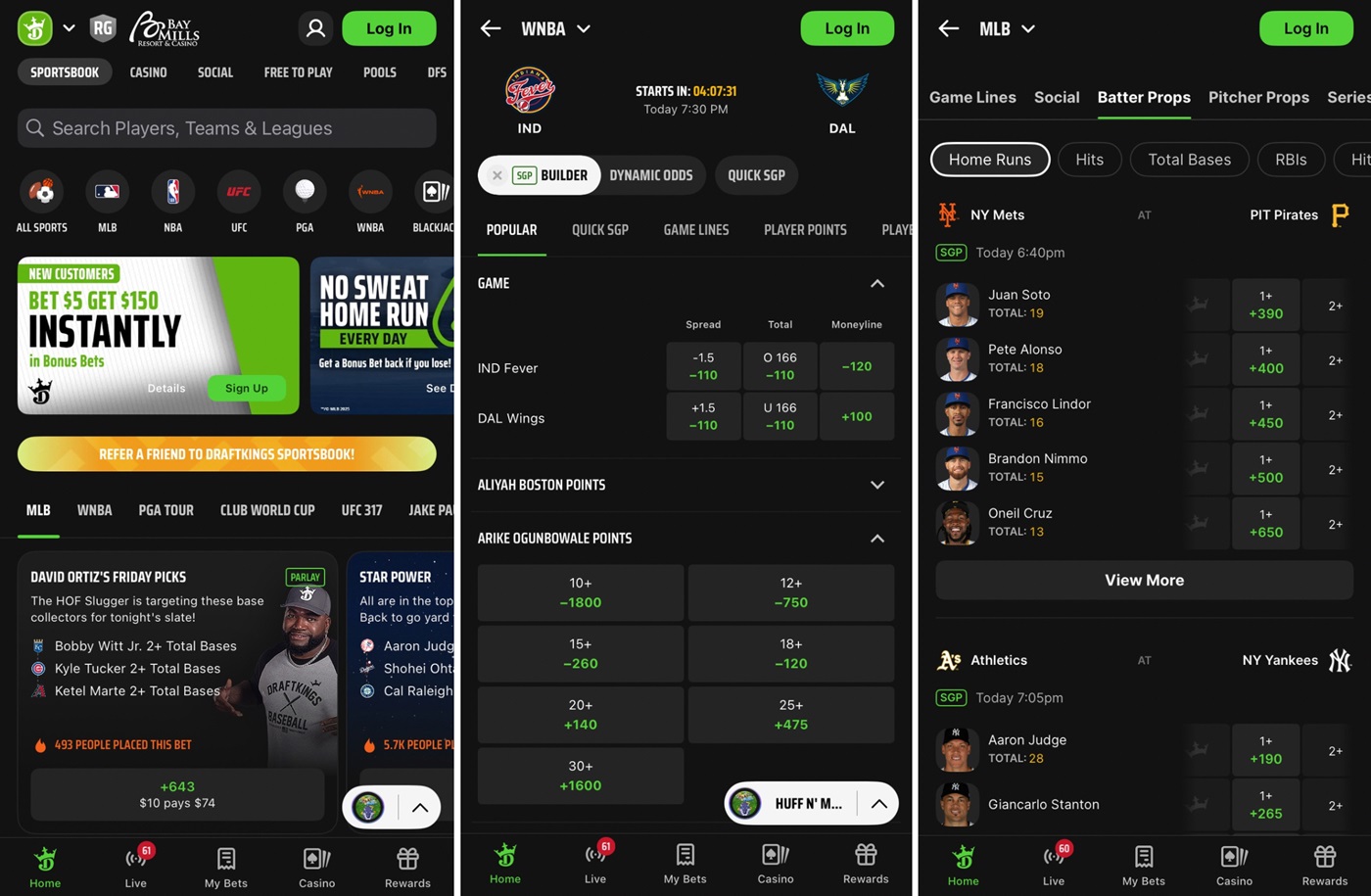 LEVR Bet real-time betting dashboard