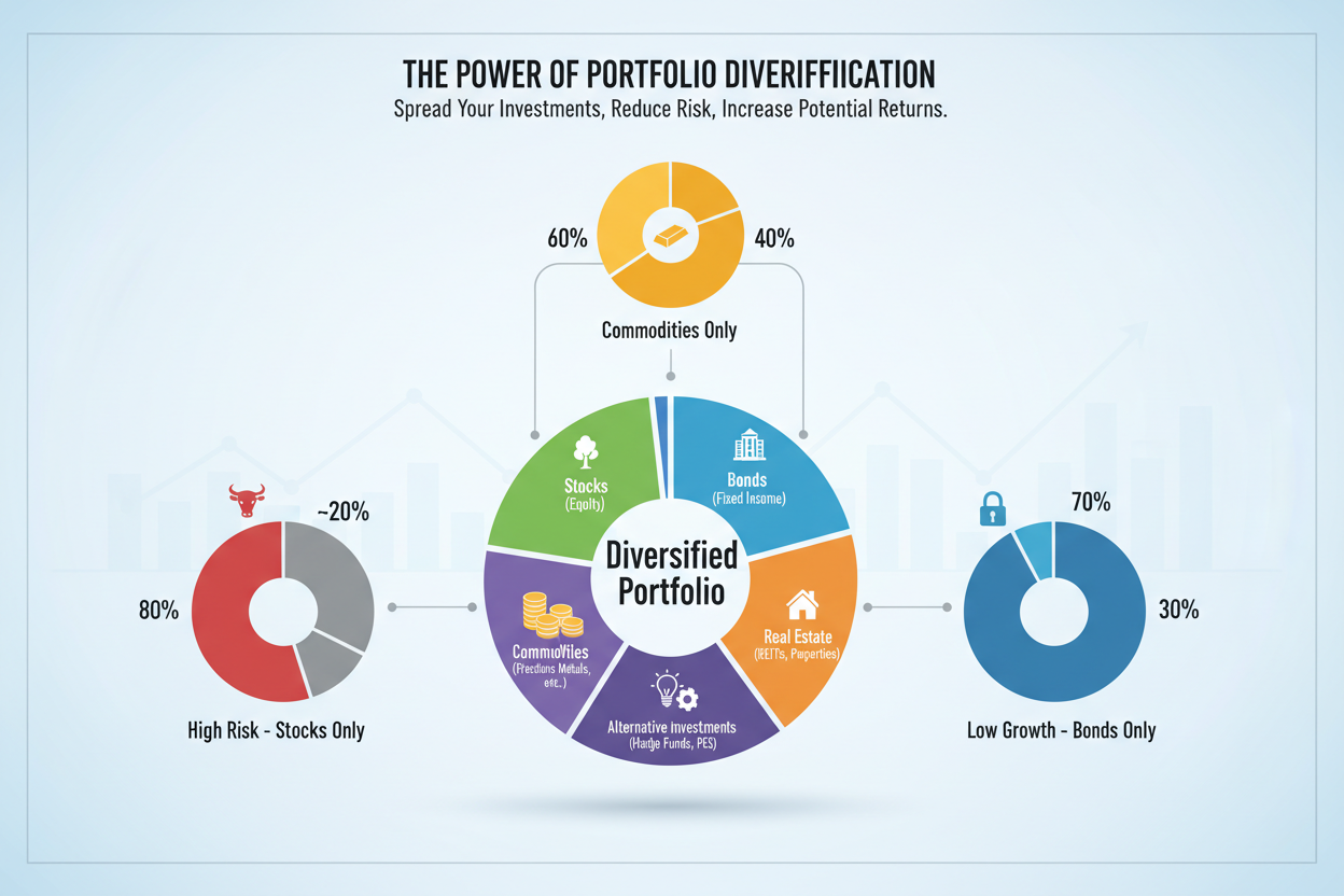 portfolio diversification chart