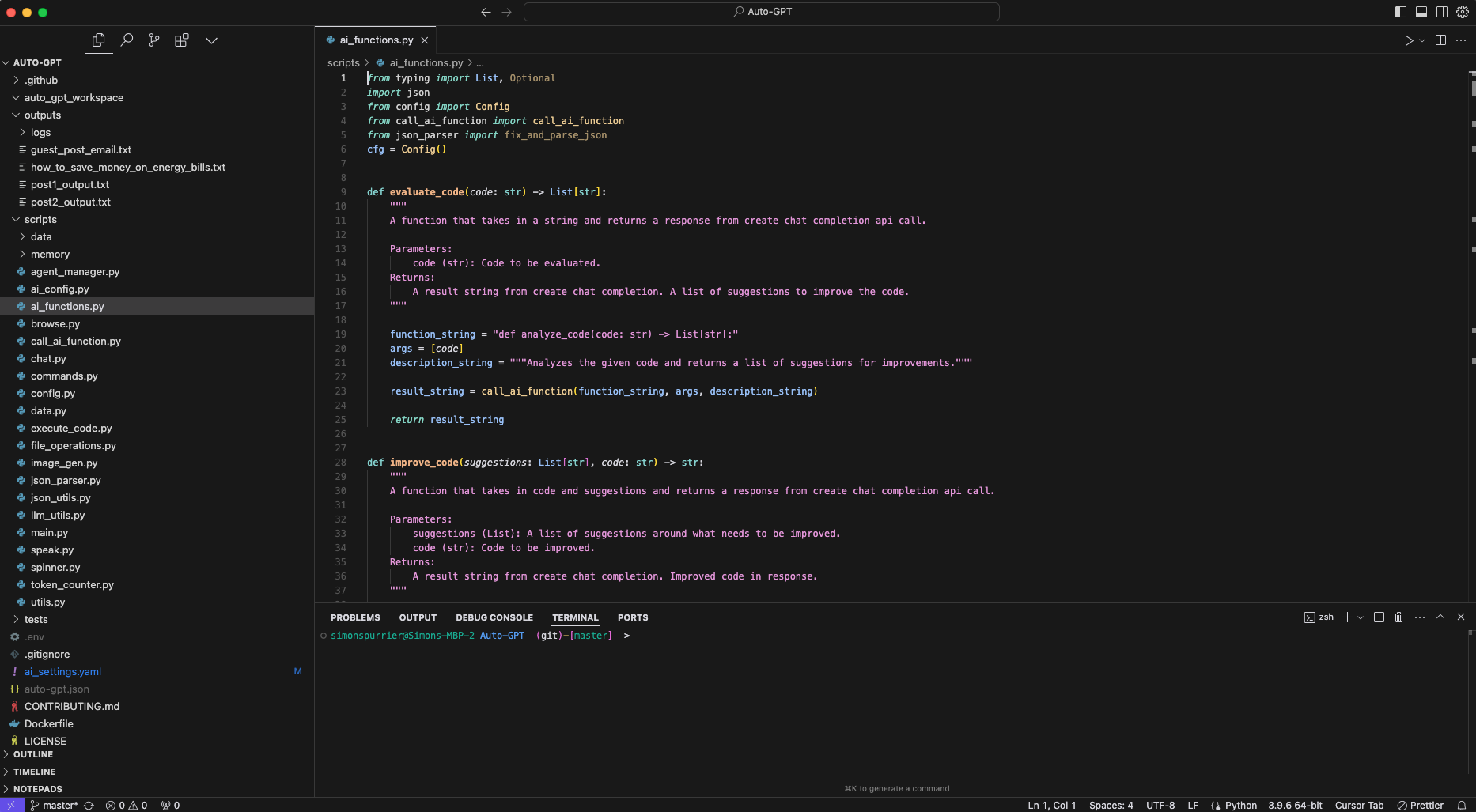 Cursor code editor workspace