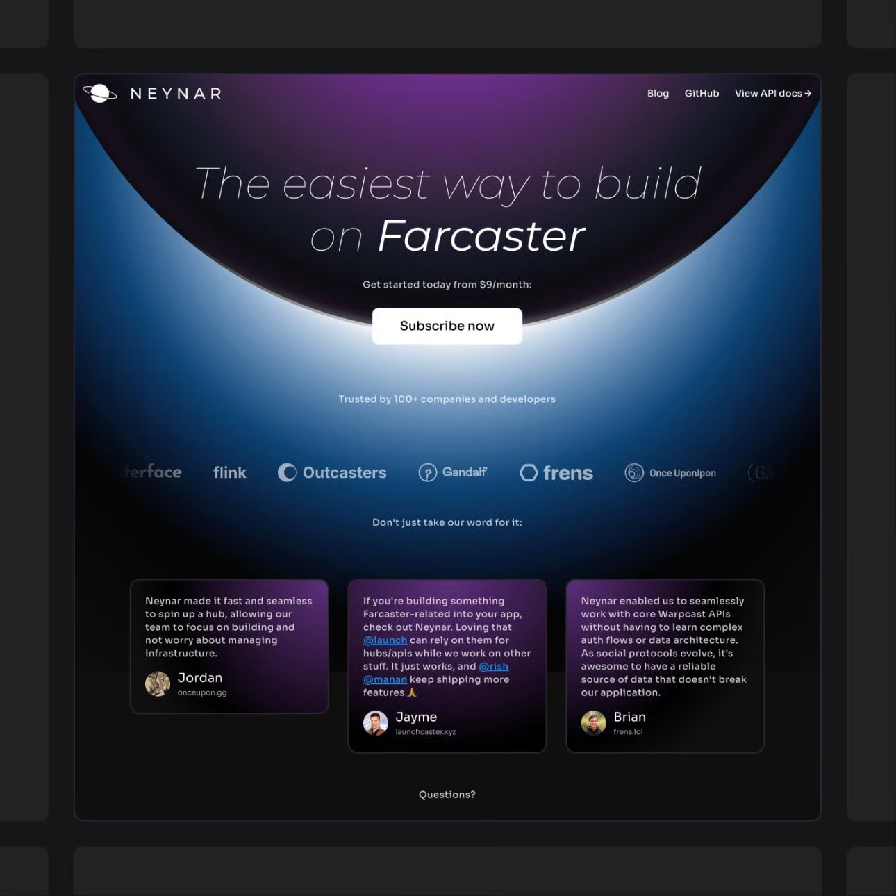 Farcaster integration library for developers