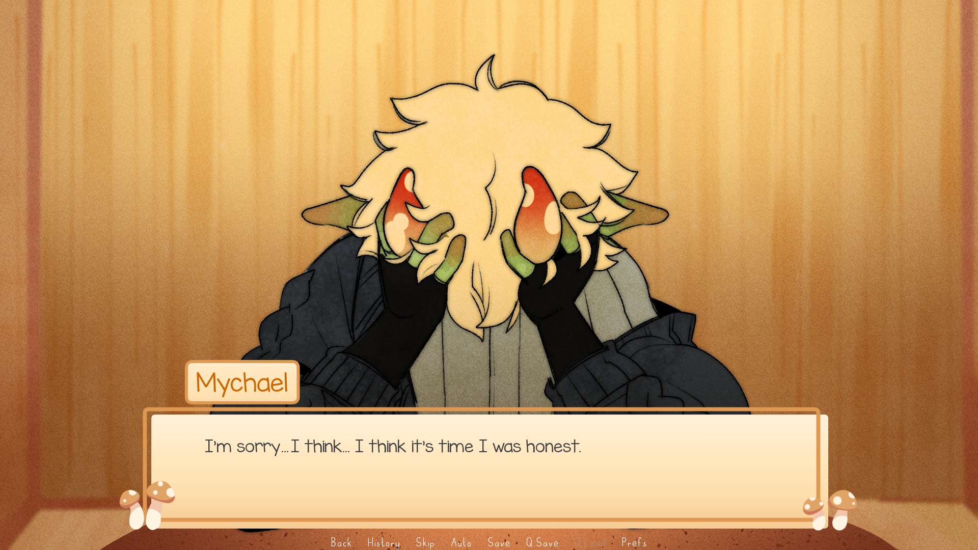 Mushroom Oasis branching story